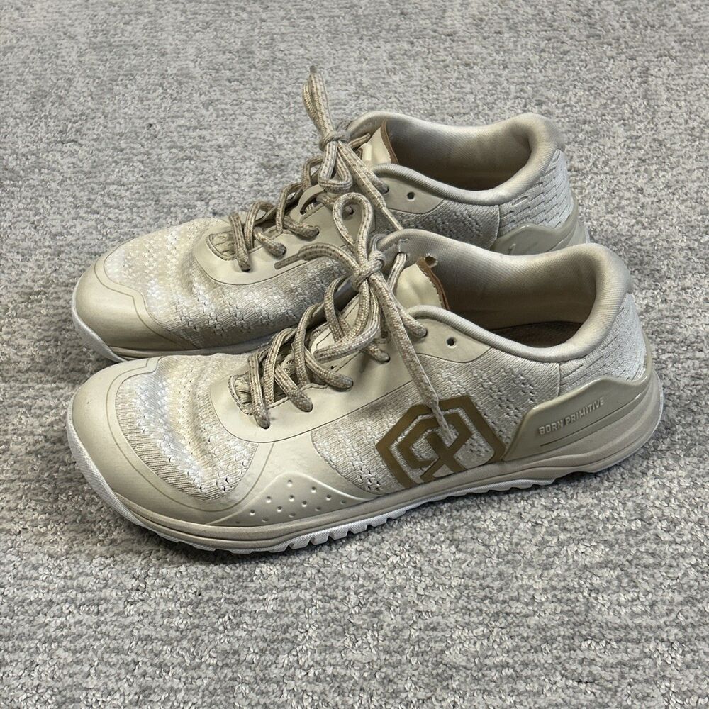 Born Primitive Savage 1 Shoes Womens 10 Beige CrossFit Training Sneakers EU 42.5